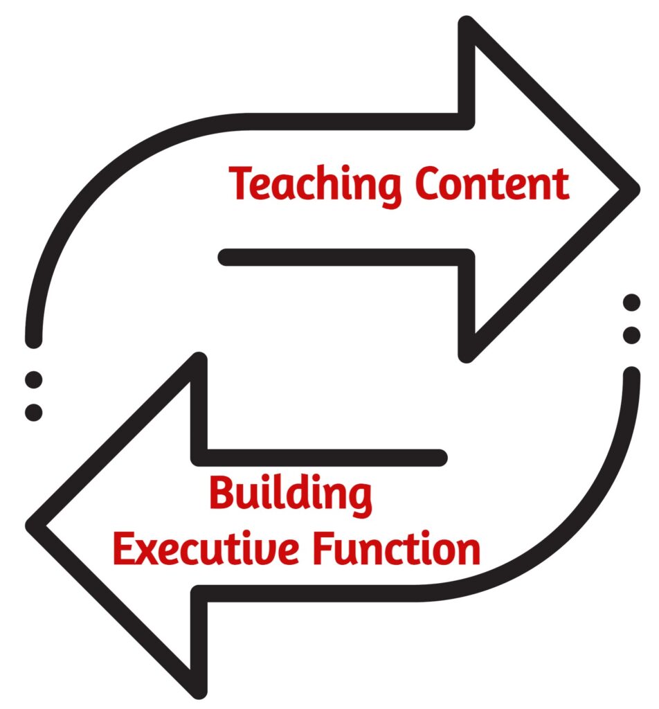 build executive function while teaching content